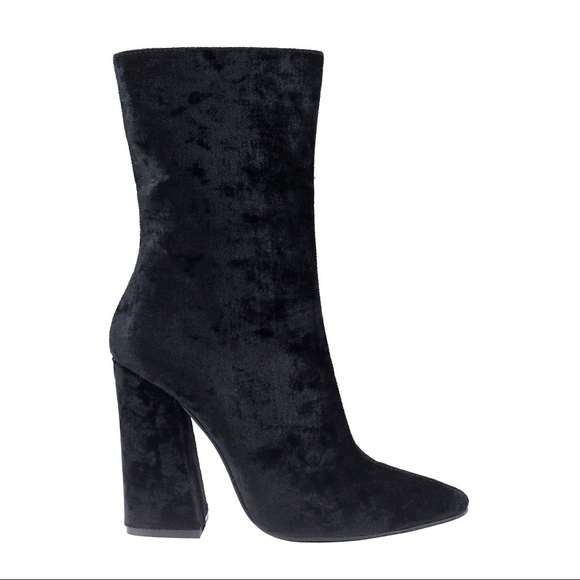Olivia Miller Shoes - Olivia Miller velvet booties